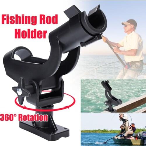 Bobing Adjustable Rotatable Plastic Fishing Rod Boat Canoeing Rowing Mount Kit Kayak Side Tackle