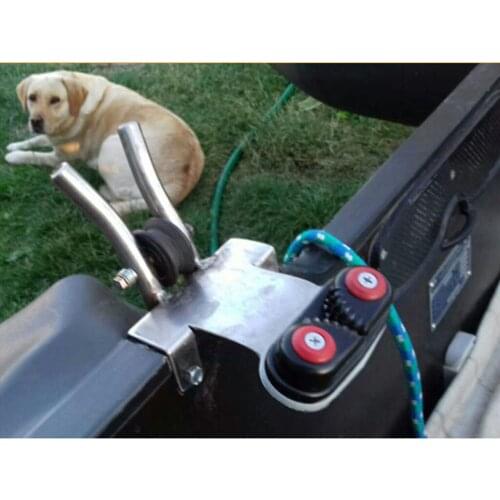 Fast Entry Cam Cleat for Line Sizes Upto 5/8-Inch 15mm, Aluminium Marine Grade, Black