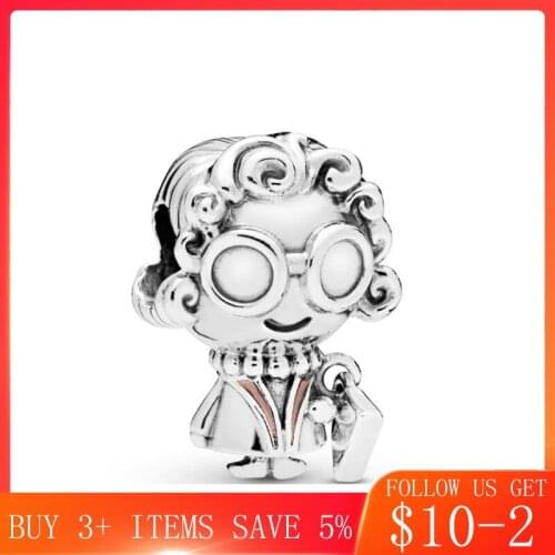 CodeMonkey Hot Sale Granny Charms Beads Authentic 925 Sterling Silver Pendant For Women DIY Jewelry Gift For Grandmother CMS157