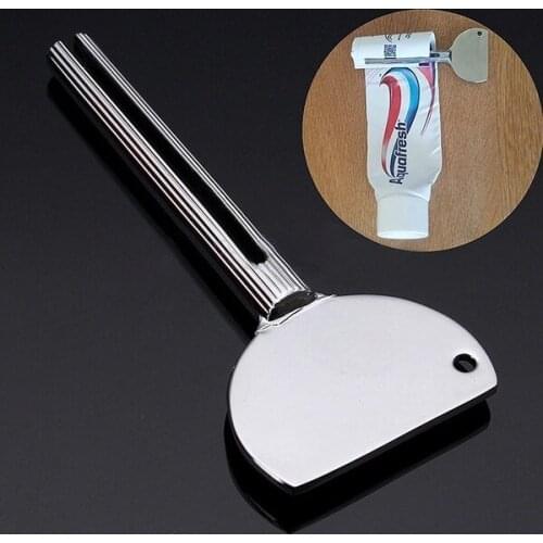 Toothpastedispenser Fashion Metal Toothpaste Squeezer Silver Tube U Shape Hair Dye Oil Paint Easy Tool