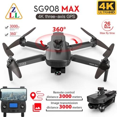 SG908 GPS Drone with 4K HD Camera 3-Axis Gimbal WiFi FPV Profesional Dron Foldable Quadcopter distance 1.2km VS SG906 PRO 2 MAX