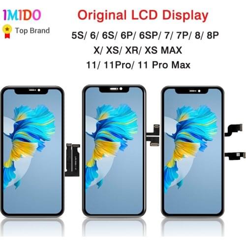 Perfect True Tone Original Screen For iPhone X XS MAX XR 11 Pro LCD Display Assembly For iPhone 6 6S 7 8 Plus Touch Panel Replac