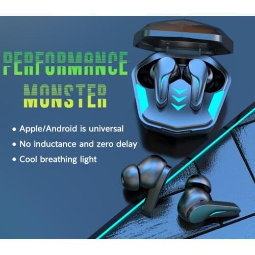 MD188 TWS Gaming Headsets Wireless Earphones tws5.1 Stereo Low-latency Noise Cancelling Touch Control Head phones