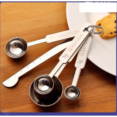 Stainless Steel Bakery Tools Home Appliance Measuring Spoon Kitchenware
