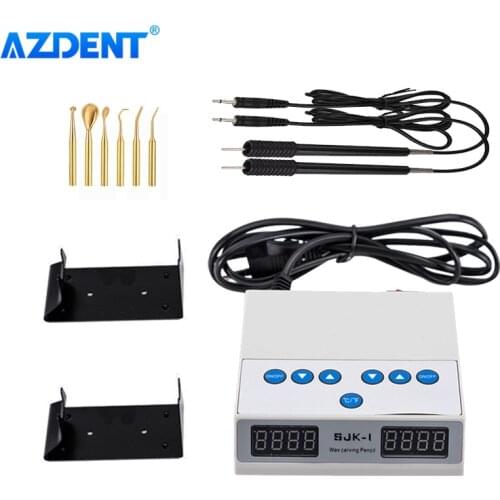 Dental Electric Wax Carving Pencil Dental Lab Electric Waxer Carving Knife 110-240V Contain 6 Wax Tips+2 Pens