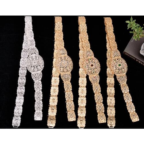 Morocco Dubai Abaya Wedding Gold Belt In Gold Classic Arab Bridal Belt Luxury Bridal Accessories Russian Bridal Waist Chain