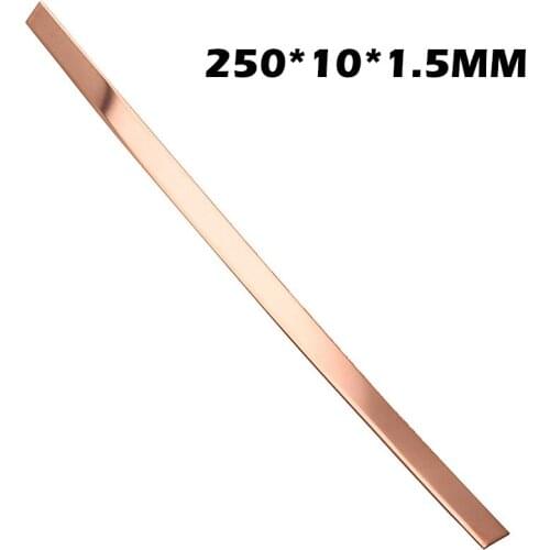 1pc 99% Pure Copper Strip T2 Cu Copper Sheet Metal Plate 1.5mm Thickness DIY CNC PCB Kit Laminate Circuit Board