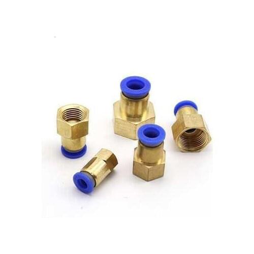 PCF Pneumatic Quick Connector PCF6-01 PCF8-02 Internal Thread Straight Pipe Connector PCF6-02 PCF10-03