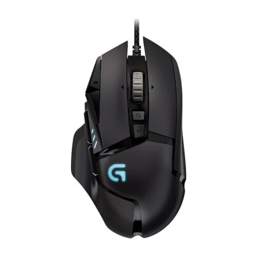 Logitech G502 Professional gaming mouse Support multi-button programming RGB mouse 12000DPI Weightable for PUBG CSGO FPS