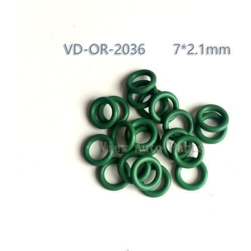 50 pcs For Denso ASNU030 Fuel Injector rubber seal orings Fuel Injector Repair Kits 7*2.1mm VD-OR-2036