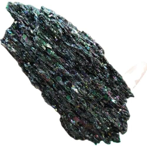 1pcs Natural Colorful mineral stone ornaments Ore Silicon Carbide Cluster Rough specimens