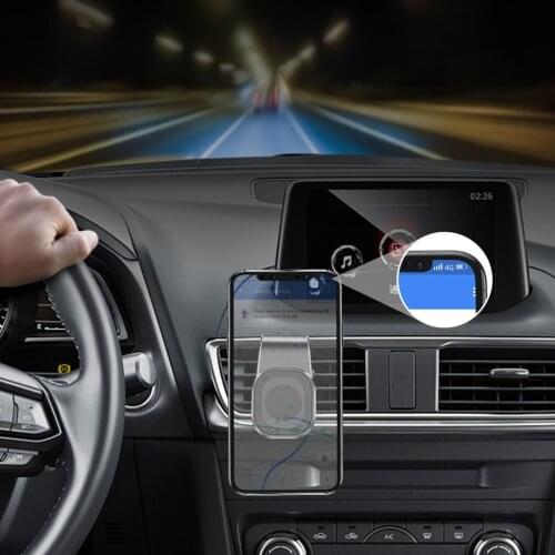 Ventilation Hole Magnetic 360 Degree Rotating Metal Magnetic Car Phone Holder Practical Durable Car Phone Holder