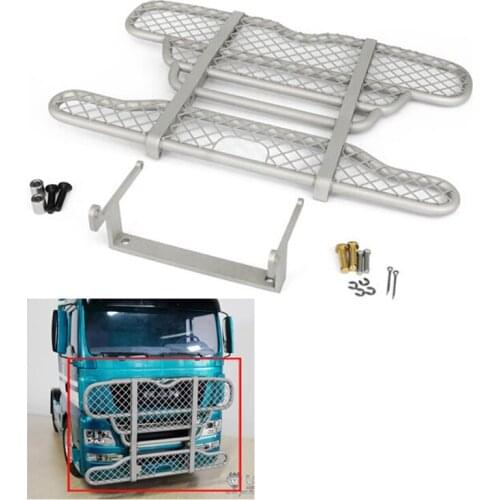 1/14 Metal Front Bumper for DIY TMY MAN RC Tractors Trucks Model Car Upgraded TH02259-SMT3