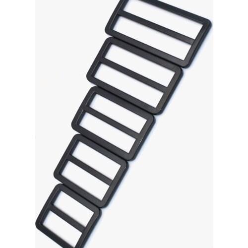 1"/2" Adjuster Buckle Black Slide Buckle Metal Release Rectangle Buckle Belt Webbing Strap Handbag Backpack Purse Accessories