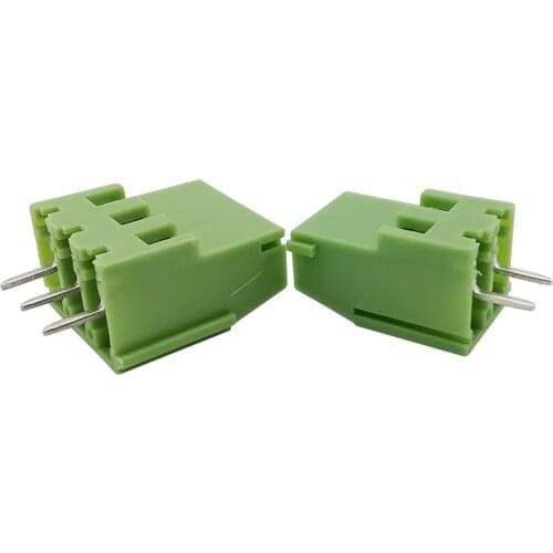 5Pcs KF129 2Pin 3Pin PCB Screw Terminals Blocks Connector 5.08mm Pitch Straight Pin Terminals Blocks Green