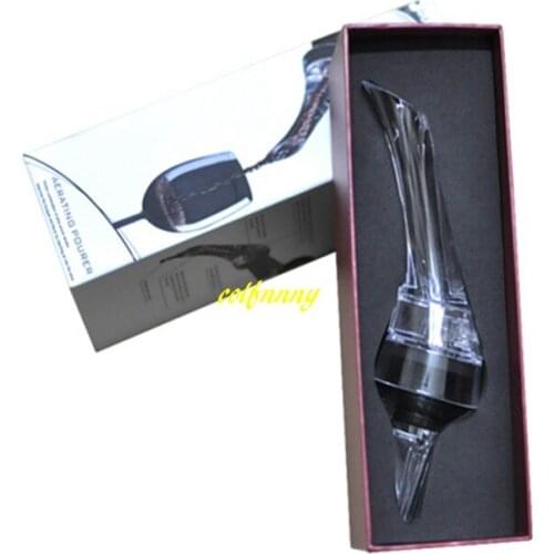 50pcs/lot Essential Set Quick Aerating Red Wine Pourer Decanter Bottle Mini Travel Aerator Hot Drop
