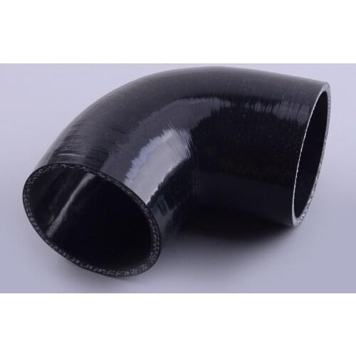 76mm 3'' 90 Degree Elbow Silicone Hose Pipe Intercooler Coupler Turbo 3-ply for Universal Turbocharged & Supercharged Car Boat