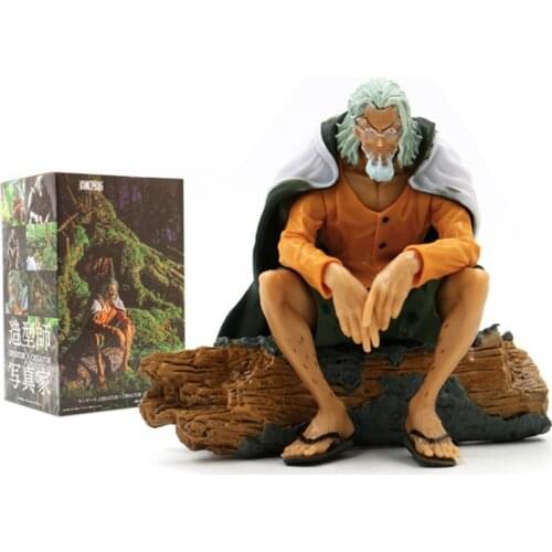 12cm One Piece Anime Figure Creator X Silvers Rayleigh Action Figure Luffy Master Rayleigh Figure Figurine Toys