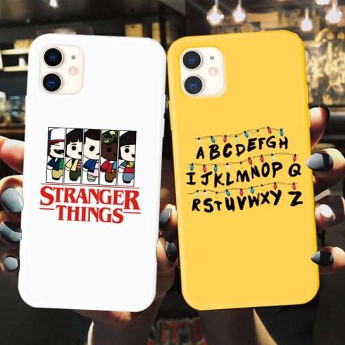 Christmas Lights Stranger Things Case For iphone 12 11 Pro MAX 7 6S 8 Plus SE 2020 X XS MAX XR Soft Matte Phone Cases Back Cover