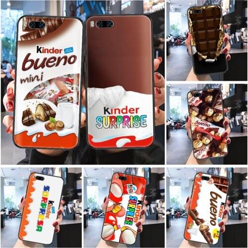 Kinder Surprise bueno Egg Phone case For Xiaomi Mi Max Note 3 A2 A3 8 9 9T 10 Lite Pro Ultra Frosted black trend hoesjes art