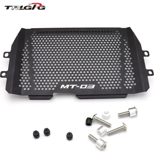 For Yamaha MT-03 MT25 MT 03 2015 ~2021 Motorcycle Hot Sales BLACK Radiator Grill Cover Protector Aluminum Alloy