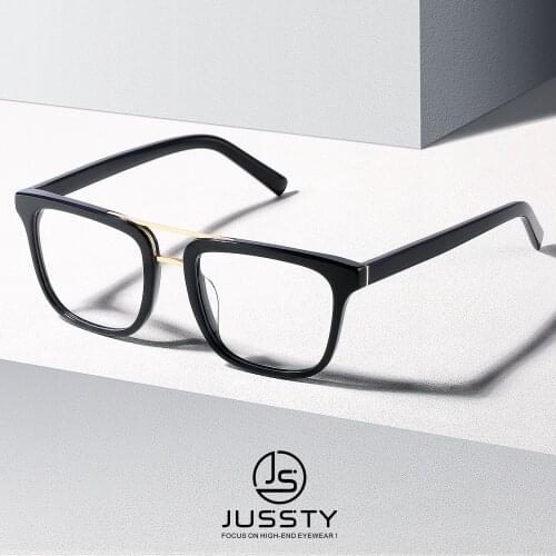 Italy Acetate Progressive Prescription Glasses Men Multifocal Bifocal Eyeglasses Male Custom Luxuyr Brand Optica Myopia Eyewear