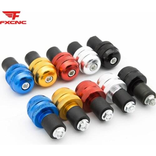 22mm Motorcycle Handlebar Bar Ends Grips Counterweight Plug Slider For Honda 7/8" bar end CBR 600 F2 F3 F4I CB250F CB400 CB600
