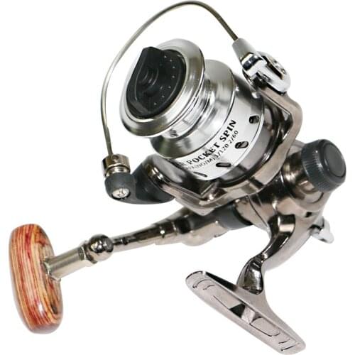 Mini Full Metal Fishing Reel Small Spinning Reel MN100 4.3:1 Carp Fishing Wheel Left/right Interchangeable Max Drag 4kg