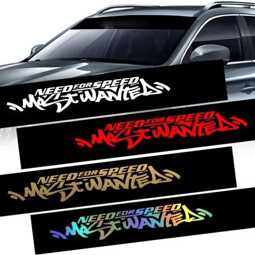 Fashion Need For Speed Quote Car Sticker Reflective Decor Motorcycle Auto Stickers And Decal Car-Styling Exterior Accessories