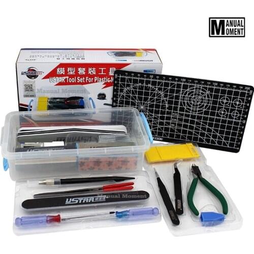 Making Model Suits Tools Kit for Gundam Military Model Building Tools Hobby Cutting Tools Accessory Modeling Tools Set 19 In 1
