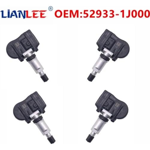 4Pcs/Lot Brand New TPMS Tire Pressure Monitoring Sensor 433MHZ For Kia Optima Hyundai i20 Sorento Venga 52933-1J000 529331J000