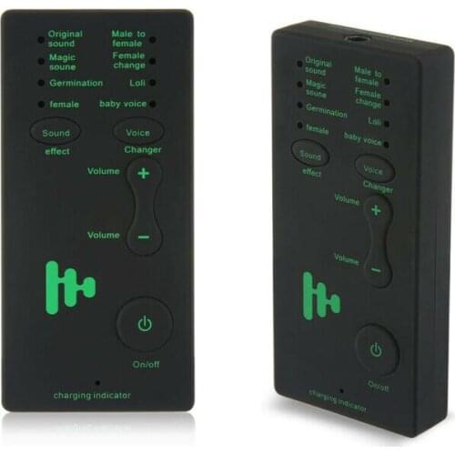 Voice Changer Adapter Microphone Disguiser Phone Microphone Sound Card For Kids XBOX PS4 Phone IPad Computer Laptop Tablets