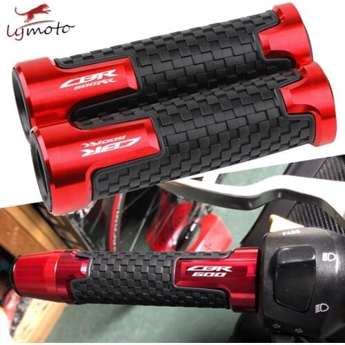 For Honda CBR600F/CBR600 F2/F3/F4/F4i/CBR600RR Motorcycle CNC Accessories 7/8"22mm Rubber Handle Bar Grip Handlebar Hand Grips