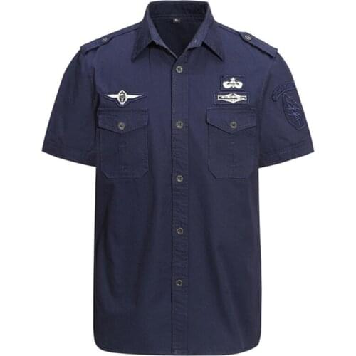 6XL Men Outdoor Summer Military Tactical Shirts Cotton Breathable Army Short Sleeve Shirts Climbing Training Fishing Hiking Tops