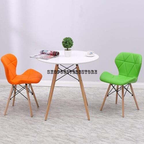 Nordic Chair Modern Simple Dining Chair Household Makeup Back Stool Ins Net Red Lazy Desk Chair
