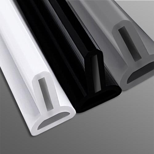 Silicone bath water stopper blocker shower dam dry and wet separation tide barrier Self-adhesive water barriers sealing strip