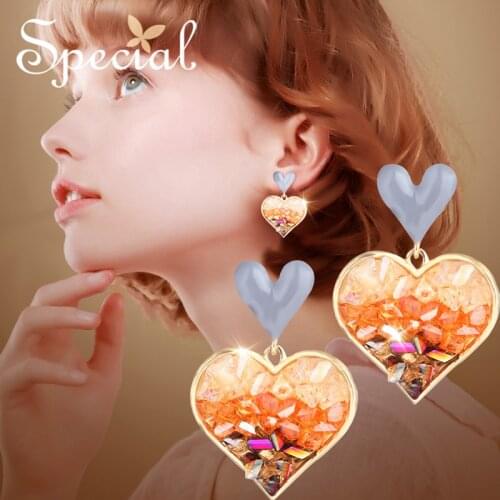 SPECIAL earrings earrings earrings earrings fashion net celebrity hot models women recount the old 2021 new wave S2655E