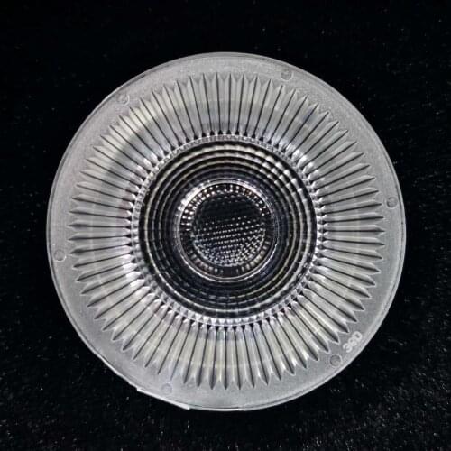 Super thin Indoor PC Material Optical Lens Diameter 44mm Height 9mm with 15°，24°，36° available for MR16 Spotlight Product