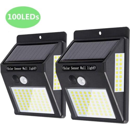 LED Solar Light Outdoor Solar Lamp PIR Motion Sensor Wall Light Waterproof Solar Powered Sunlight for Street Garden Decoration