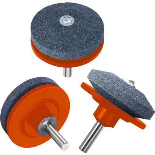 Lawn Mower Sharpener Blade Sharpener, Drill Accessory, for Electric Drill Lawn Mower Sharpener, 3 Pieces