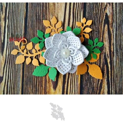 5Pcs Leaf Craft Metal Cutting Dies Mold Stencils for DIY Scrapbooking Paper Album Photos Cards Making New Dies Cut