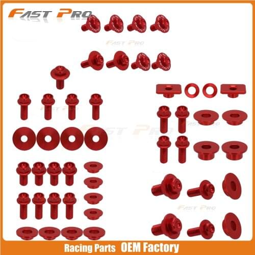 Motocycle Dirt Bike Plastic Body Parts Bolt Screws For Honda CR125 CR250 2000-2007 CRF450R 00-04 CR 125 250 CRF 450R