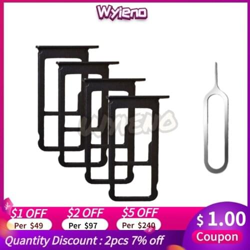 Wyieno Nokia6.1 plus SIM Card Tray Holder Slot Replacement For Nokia 6.1 plus Tray Adapter hold ; 10pcs/lot
