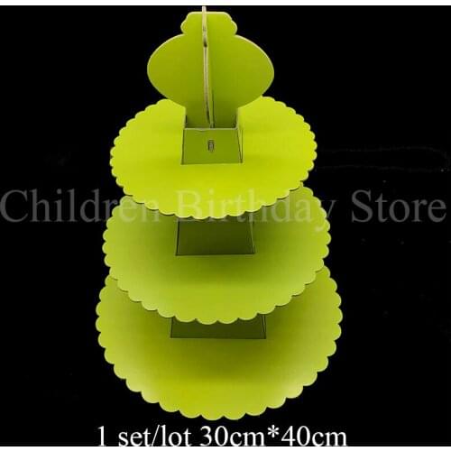 1set light green cake stand plain color theme birthday party decorations light green cupcake holder baby shower party supplies
