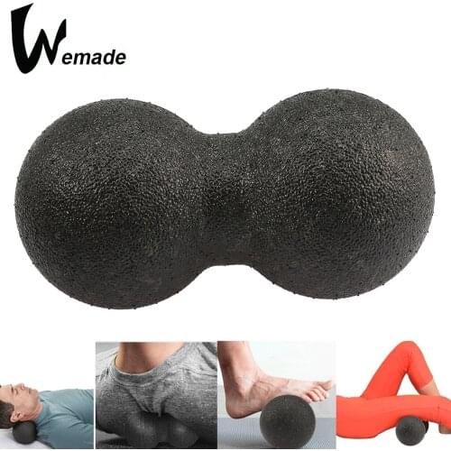 16*8CM EPP Fitness Ball Double Lacrosse Massage Ball Mobility Peanut Ball for Self-Myofascial Release Deep Tissue