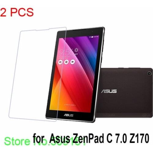 2 PCS For ASUS ZenPad C 7.0 Z170 Z170C Z170CG 7 inch Tablet Tempered Glass Screen Protector 9H Premium Protective Guide Film