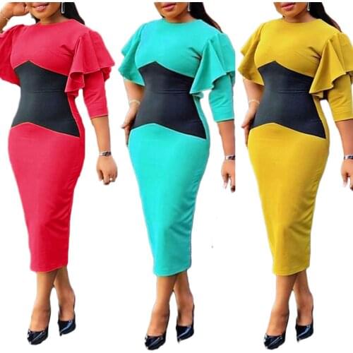 African Print Dresses For Women African Clothes Africa Dress Dashiki Ladies Clothing Ankara Plus Size African Dress Women