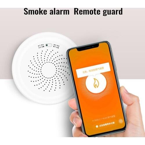 Tuya ZigBee Gas Leak Detector Combustible Gas Alarm Sensor Home Alarm System Getway Required Work With Tuya Smart Life APP
