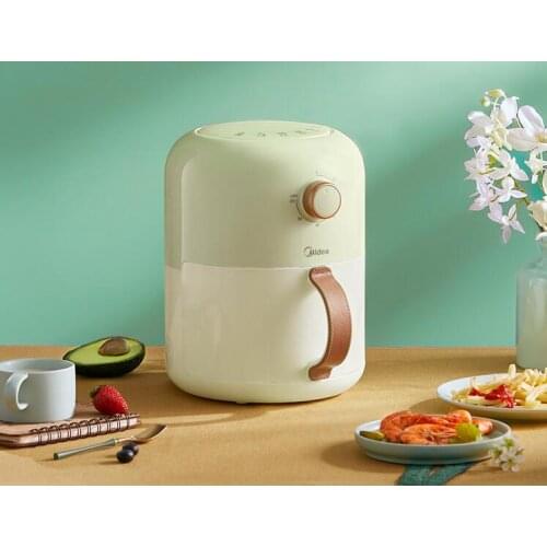 Midea Air Fryer Home Multi-function Frying Free Fryer 1.8Lmini Knob Fries Machine MF-KZ15E201 220-240V diy fried chicken cooker