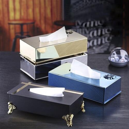 Europe Table Holder Napkin Rack Stand Metal Art Craft Home Decoration Hotel Restaurant Desktop Cafe Ornaments Storage folder